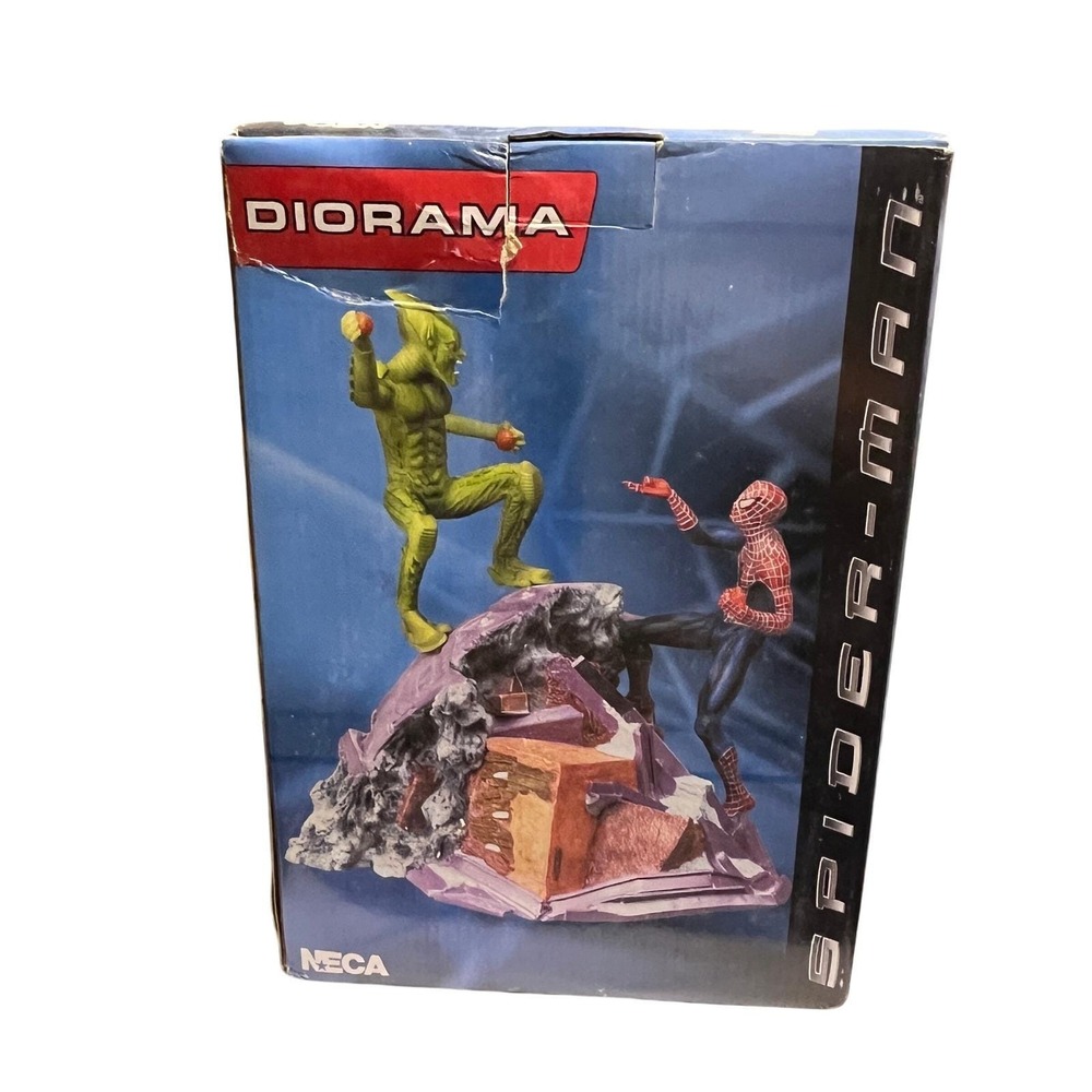 NECA‎ Marvel Ultimate Spider Man Green Goblin Diorama Action Figure 2001